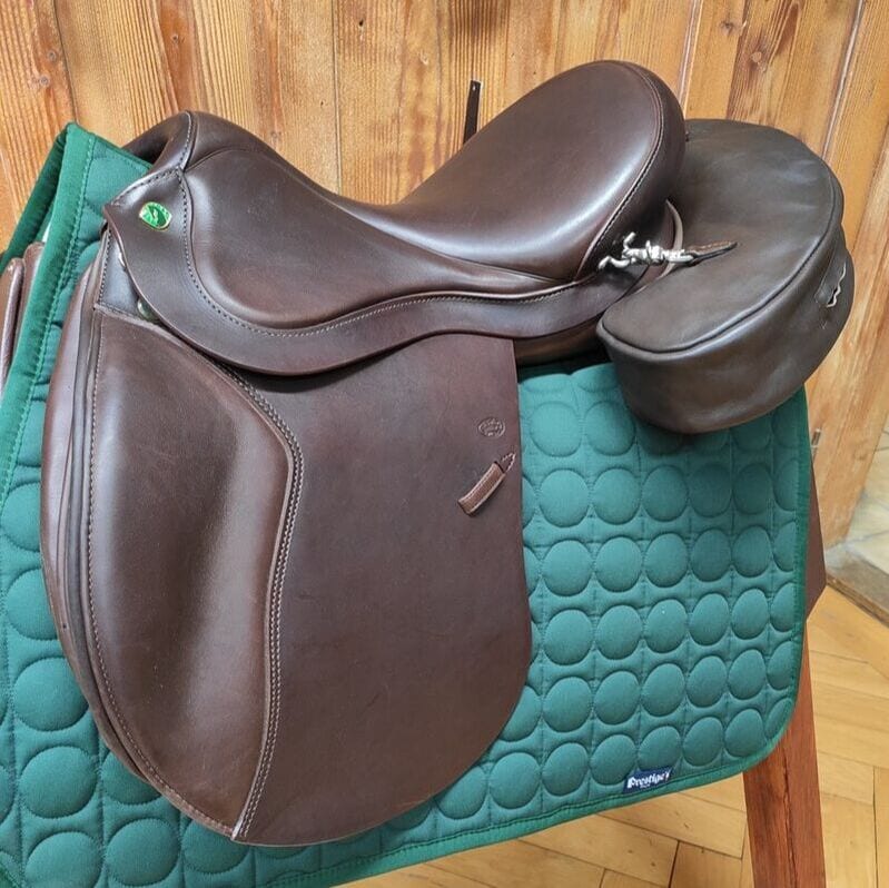 Handgefertigte Leder-Satteltasche für den Prestige Explorer
