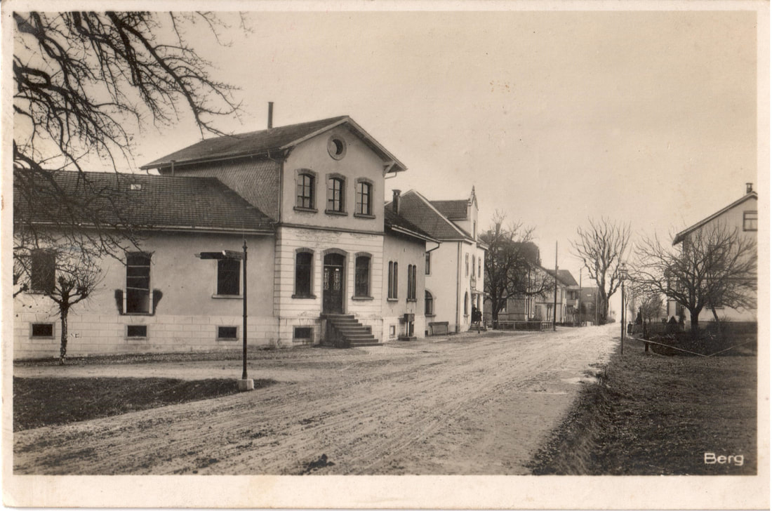 Historische Aufnahme der Sattlerei in Berg